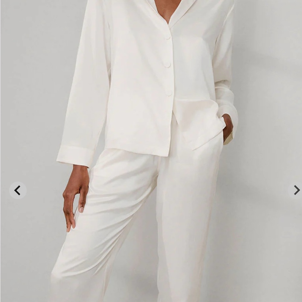 Lunya Cream Silk set